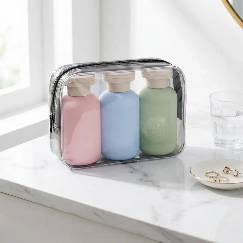 Ultimate Leakproof Travel Toiletry Bottles - Soft Silicone Squeeze Tubes