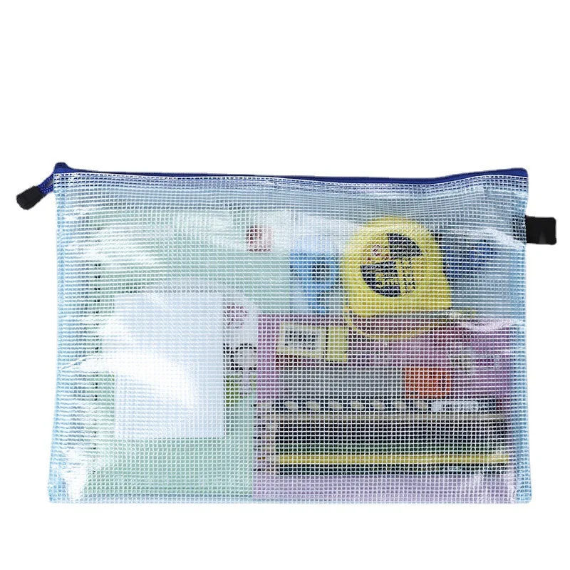 1 Pc Waterproof Zip Bag A3 A4 A5 A6 Transparent Document Bag Pen Filing Products Pocket Folder Office School Supply