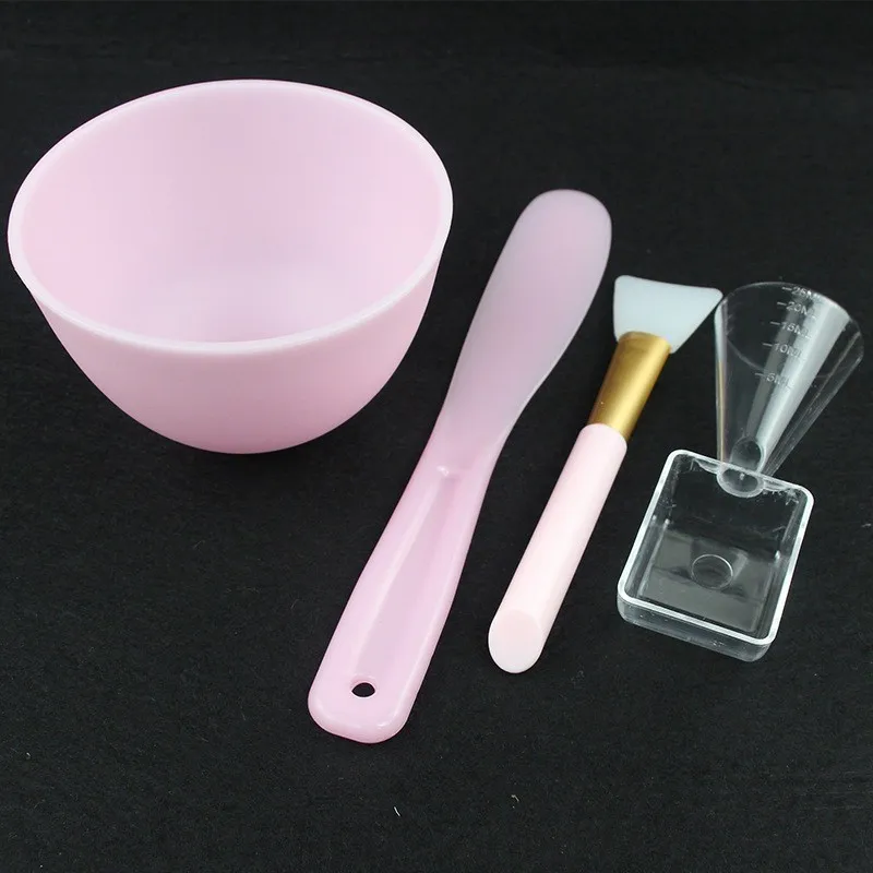 Premium Face Mask Brush Set with Mixing Bowl and Soft Facial Applicators - 3/4pcs Makeup Essentials