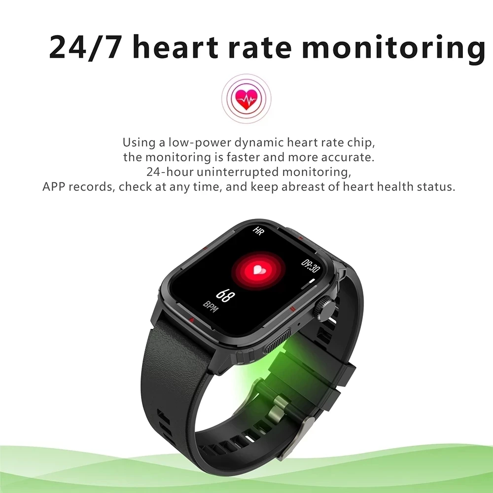 New smartwatch 2022 android wear men Body Temperature heart rate blood pressure blood oxygen sports for