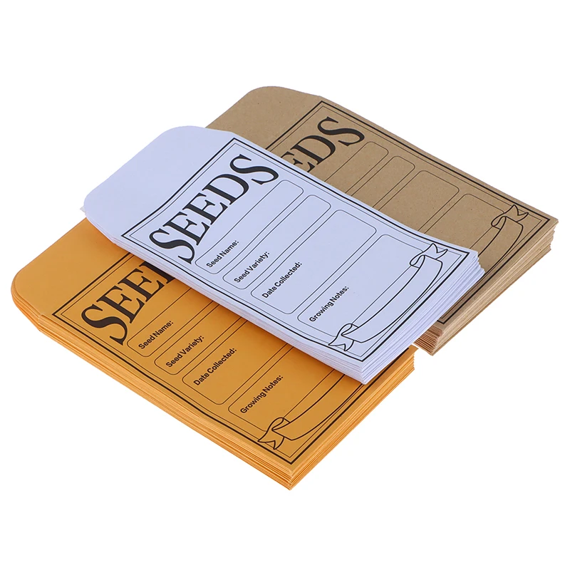Kraft Paper Bag For Vegetable Seeds 20 Pcs seed storage bags