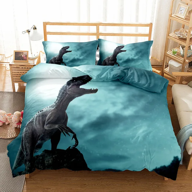 Colorful Dinosaurs Bedding, Duvet Cover Set & Pillowcase, Zipper Bedding,  Dorm Bedding, Teens Adult Duvet King Queen Full Twin Single 