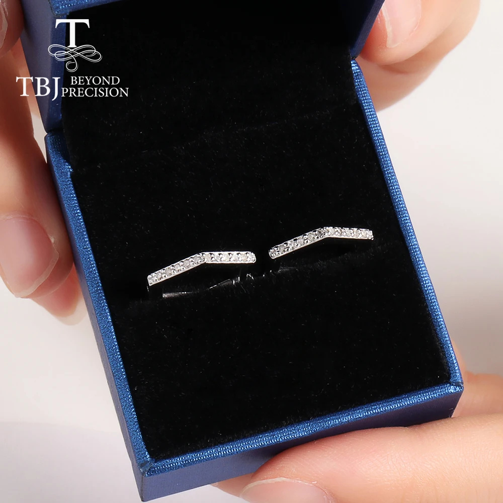 Fashion design 925 silver with diamond earrings women light luxury elegant fine jewelry - 2