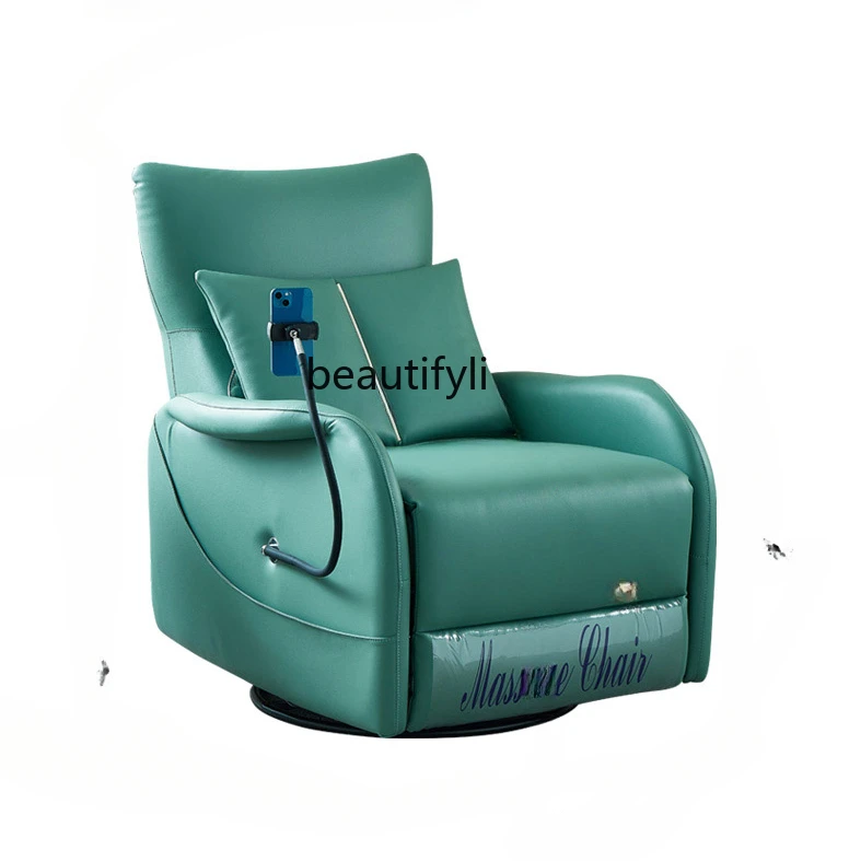 Multifunctional Massage Chair Single Lazy Sofa Rocking Chair Living Room Rotating Electric Recliner multifunctional manicure sofa feet feet eyelashes recliner simple modern table and chair set