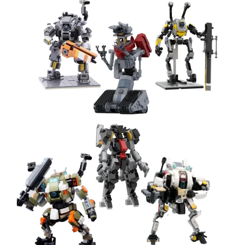 Nuovo Modello Hot Vanguard-Class Titan Di Titanfall 554 Pezzi Mech Warrior Mech-Exoscheleton Robot Building Blocks Set
