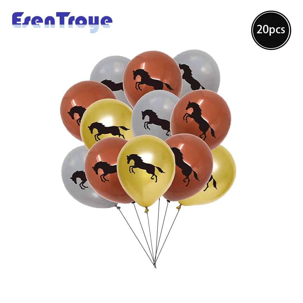 Ballon Aluminium Hélium Géant - Cheval Brun 80 Cm Pour L'anniversaire