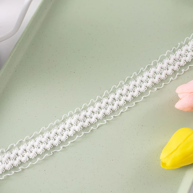White Elastic Webbing for DIY Crafts and Home Decor - 10 Meters