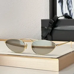 2024 Alloy Acetate Personality Oval Multicolor Sunglasses Ladies For Men And Women Brand Designer Party Glasses Oculos Gafas De
