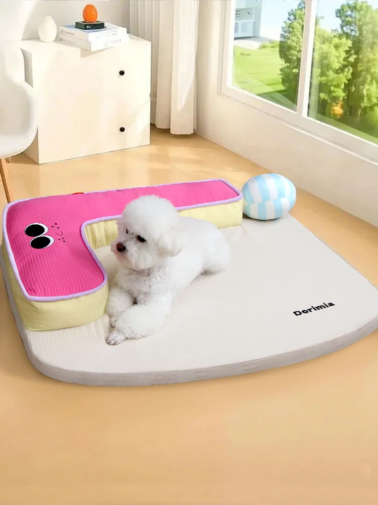 Dog Kennel All Year Round, Removable and Washable Dog Mat, Bed Floor Mat, Summer Sleeping Summer Cat Sleeping Pet Bed
