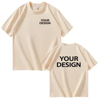 T-shirts en coton pour hommes et femmes, imprimés personnalisés, amples, décontractés, à la mode, personnalisez votre motif de Logo, gilet Camisole à manches courtes 5
