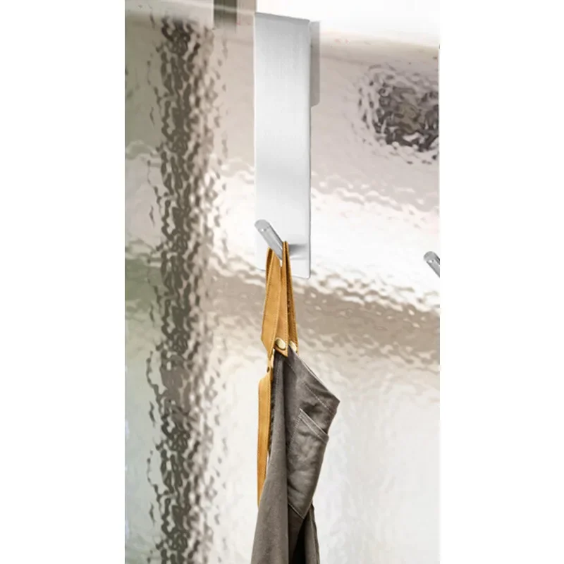 Towel Rack Stainless Steel Over Glass Door Shower Bathroom