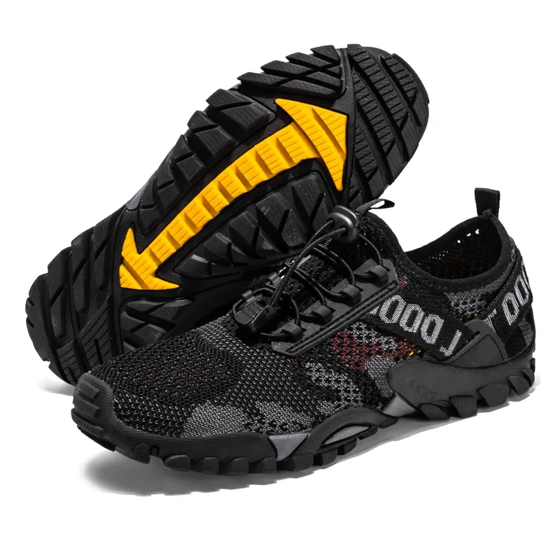 Men's Slip On Quick Dry Aqua Shoes for Hiking, Surfing, Swimming-Breathable and Barefoot Style