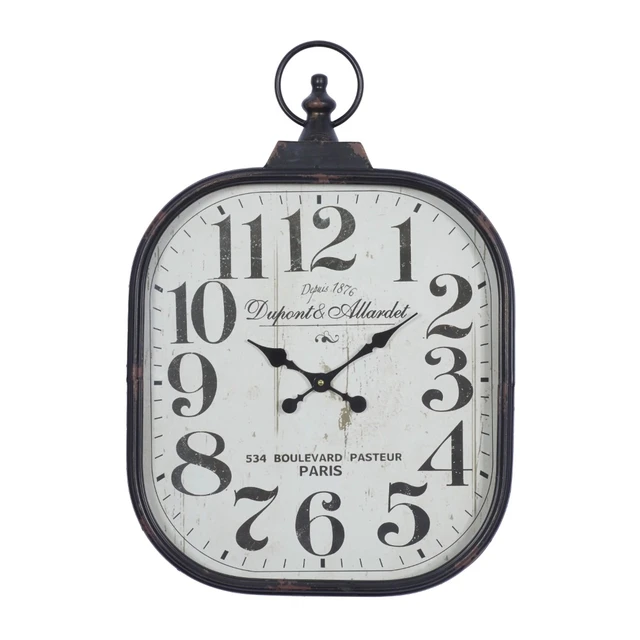 Alluring Metal Rope Glass Wall Clock