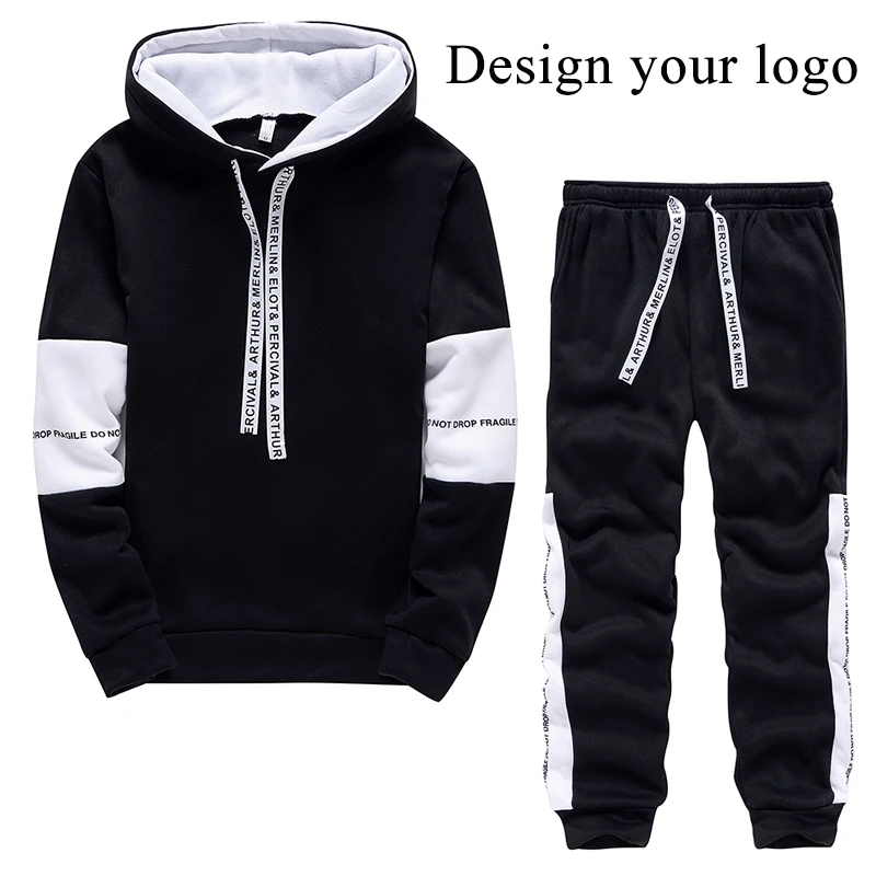 Men Tracksuit Two Piece Set Autumn and Winter Pullover Hoodies Sweatshirt+Pants Suit Man Hoodies Set Tracksuit Men Luxury sports suit,tracksuit set,hooded sweatshirts,sweatshirt hoodie,sports set,sweater set,outdoor suit set