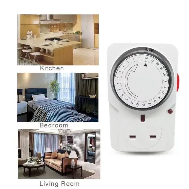 A Brit Szabályozott Időtartamú Automatikus Kikapcsolási Ciklus Mechanikus Időzítő Kapcsoló Hongkong Verzió Energiatakarékos