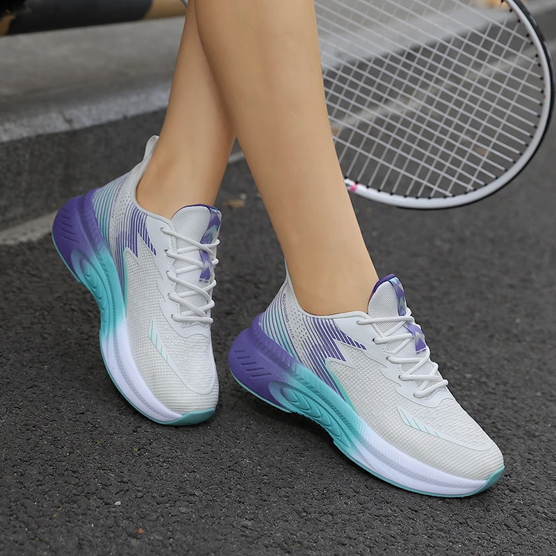 New Women's Tennis Shoes Outdoor Fashion Walking Shoes Summer Mesh Leisure Park Jogging Shoe Sizes 35-41