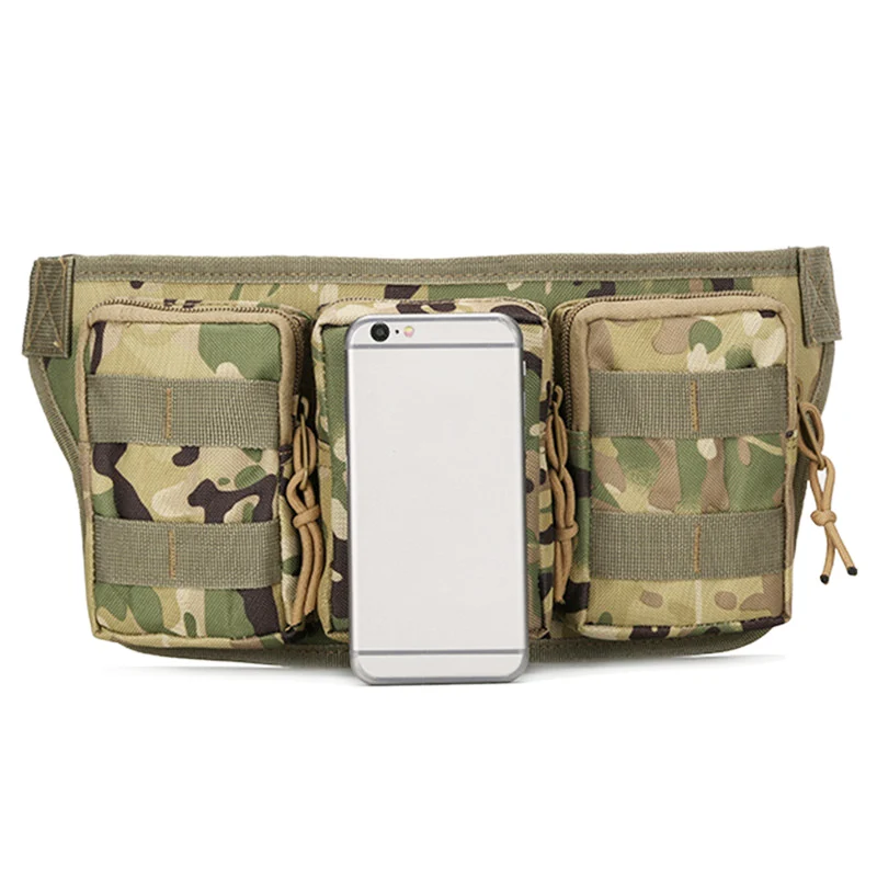 Waterproof Oxford Tactical Waist Bag for Outdoor Hiking Camping