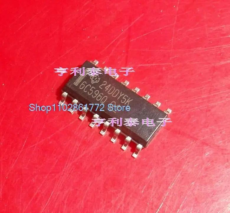 

(5 шт./партия) TPIC6C596DRQ1 6C596Q SOP14