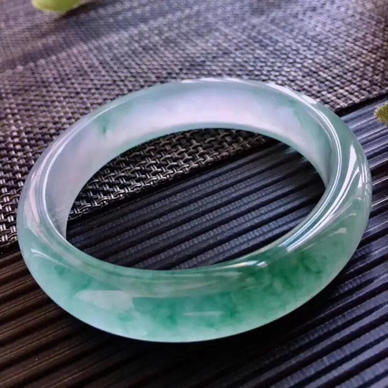 

zheru Jewelry Natural Burma Jade 54mm-62mm bracelet Exquisite Princess bracelet send girlfriend send mom