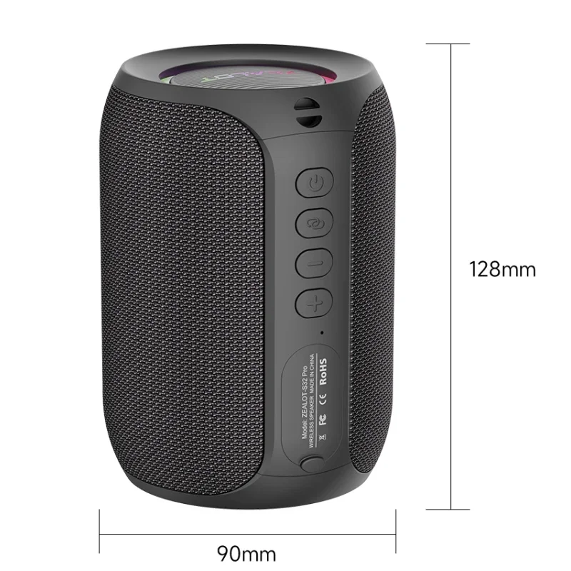 S32 PRO Mini Bluetooth Speaker Portable Wireless Column HIFI Stereo Waterproof Sound Box 15W Wireless Speaker for Outdoor