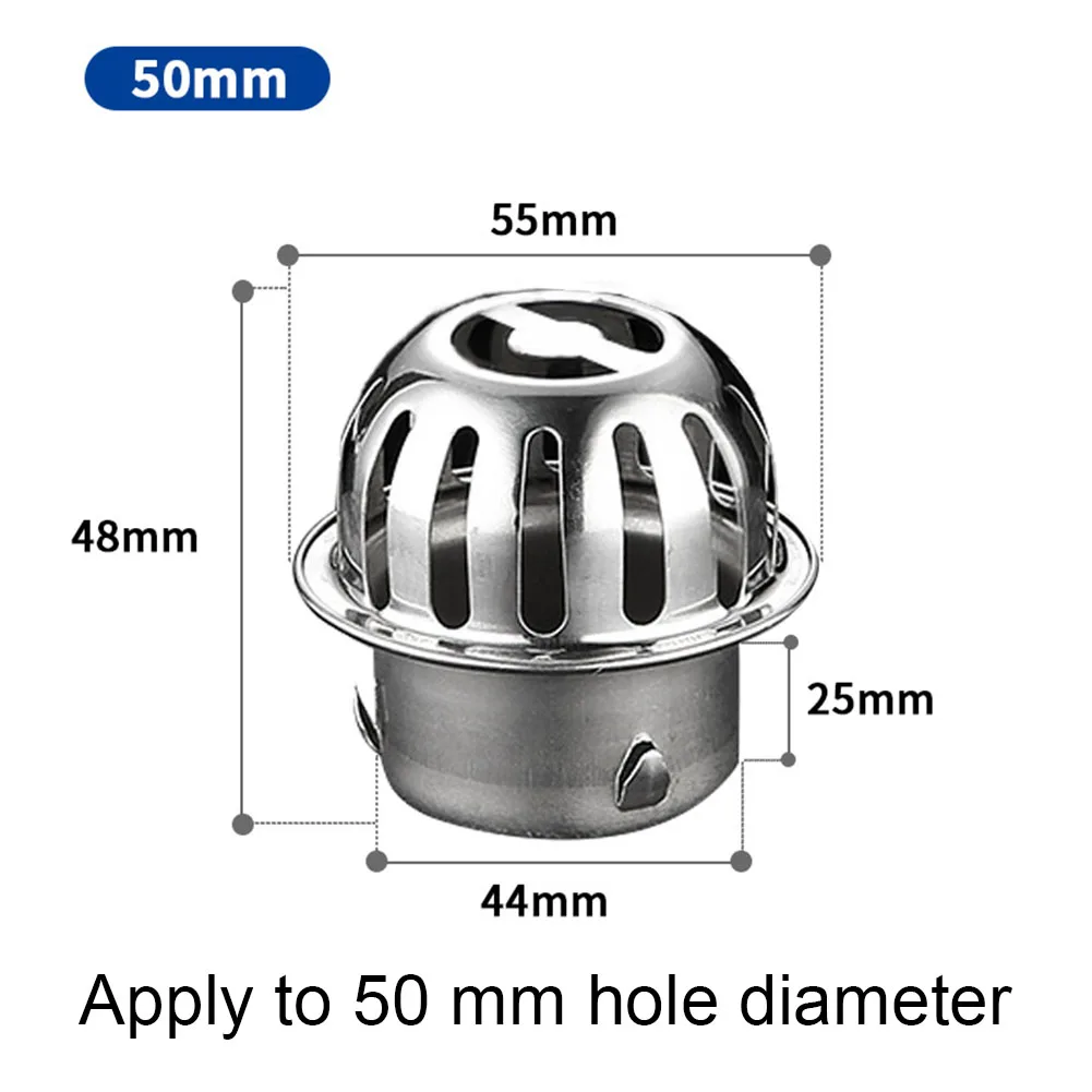 

Gardening Floor Drain Balconies 1pcs Convenient Easy To Install Hot Sale Reliable Silver High Quality Material