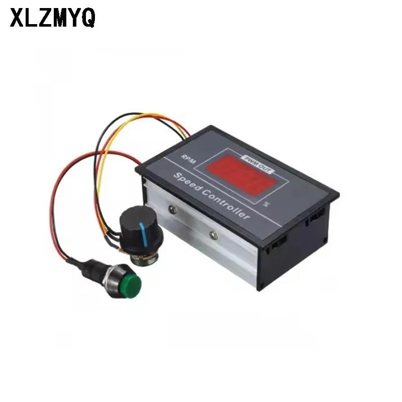 DC 6‑60V PWM DC Motor Speed Controller 12V 24V 36V 48V 30A Start Stop Switch Speed Controller Motor Governor Regulator