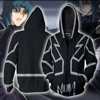 Duel Monsters YU GI OH 3D Print Zip Up Women/Men Hoodie Sweatshirt Marufuji Ryo Cosplay Zipper Hooded Jacket Male Tracksuit