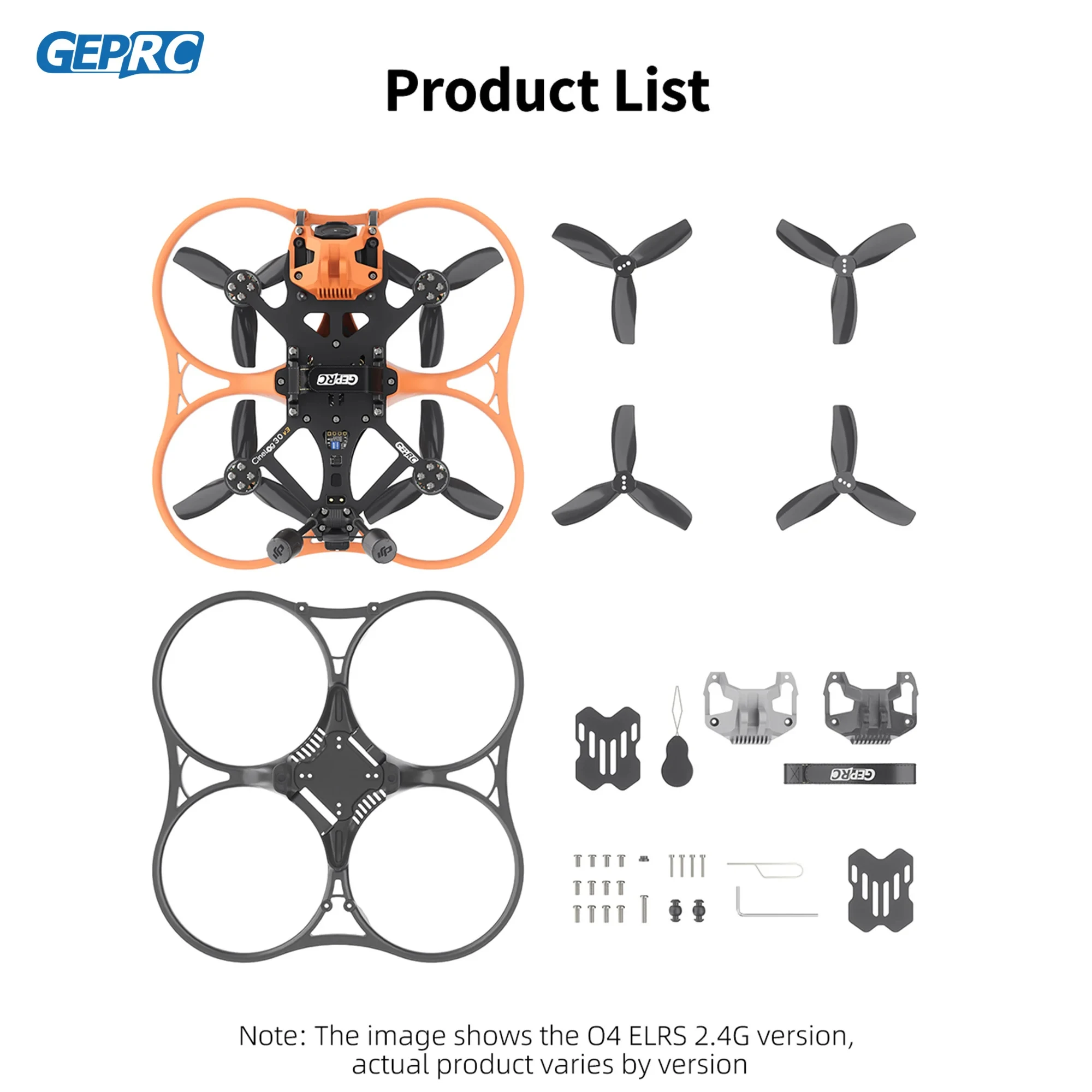 Cinelog30 V3 O4 PRO FPV Drone de Course 4S 720mAh