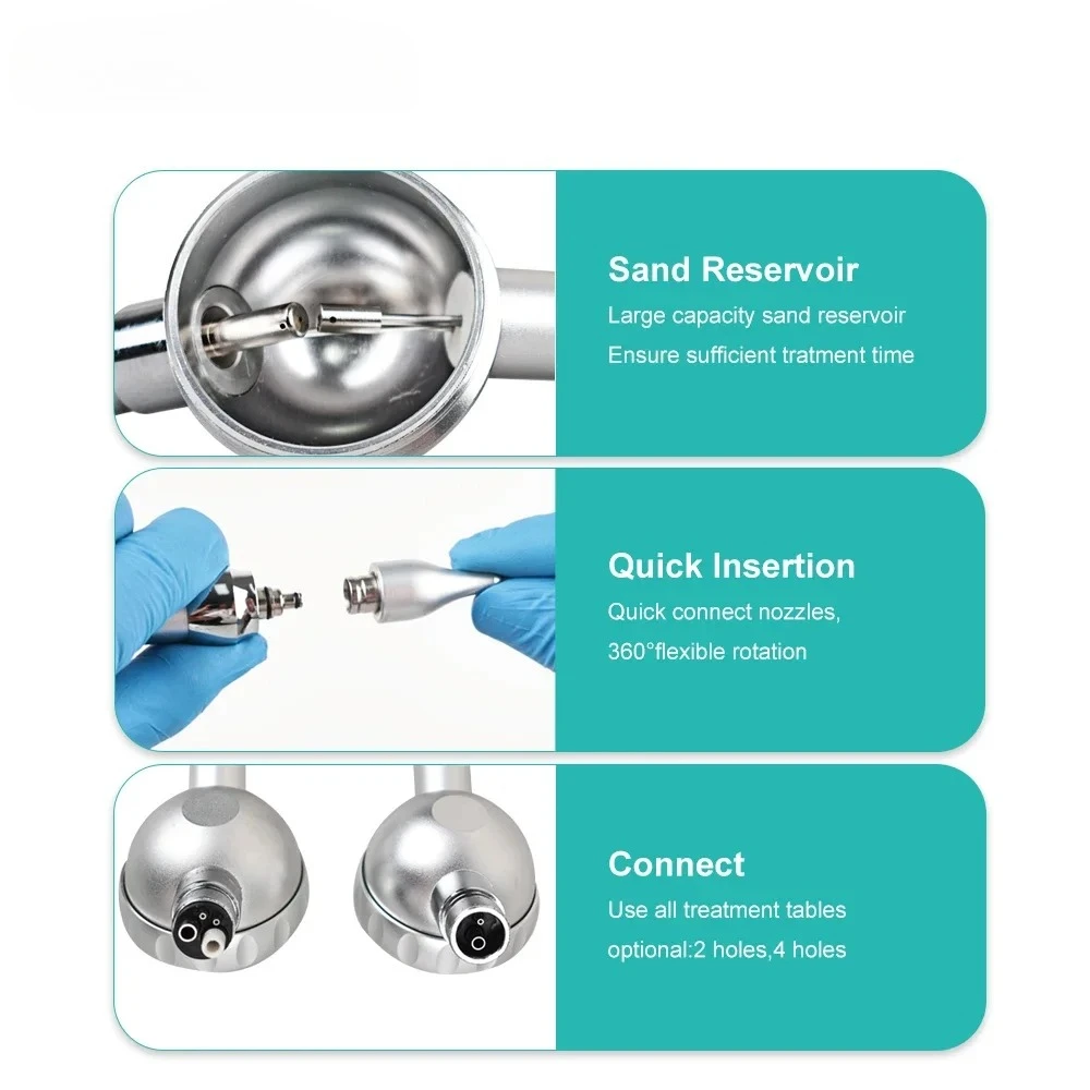 SYJH Dental Tooth Cleaning Sand Blasting Machine Teeth Whitening Spray Dental Air Driven Polisher Dentistry Equipment