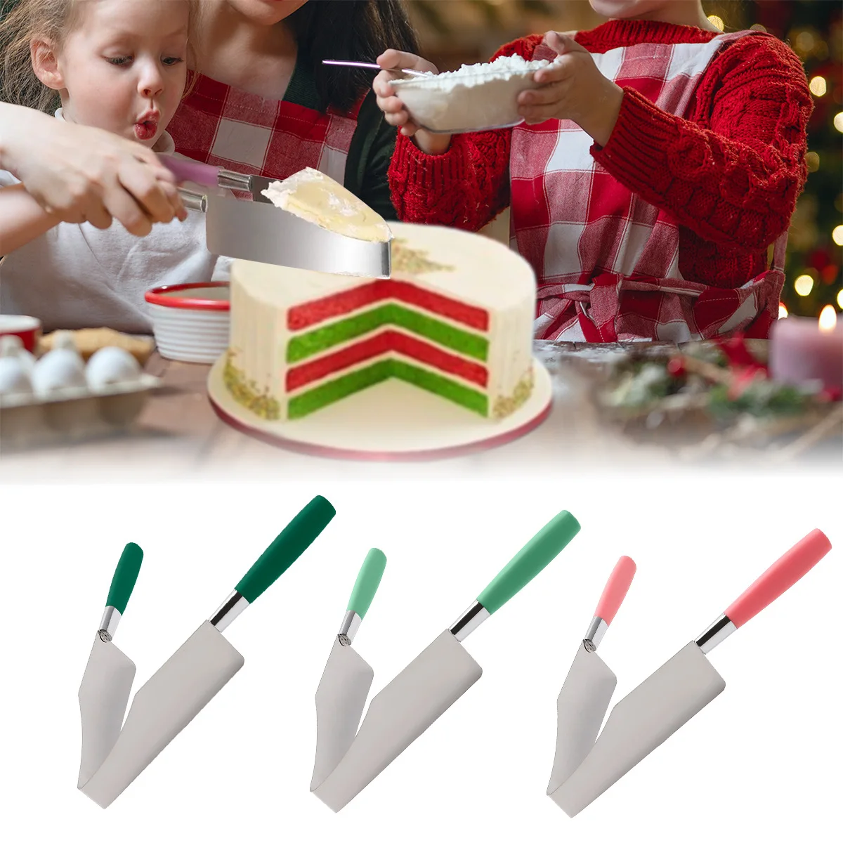 Stainless Steel Cake Clipper Cutter Baking Tool