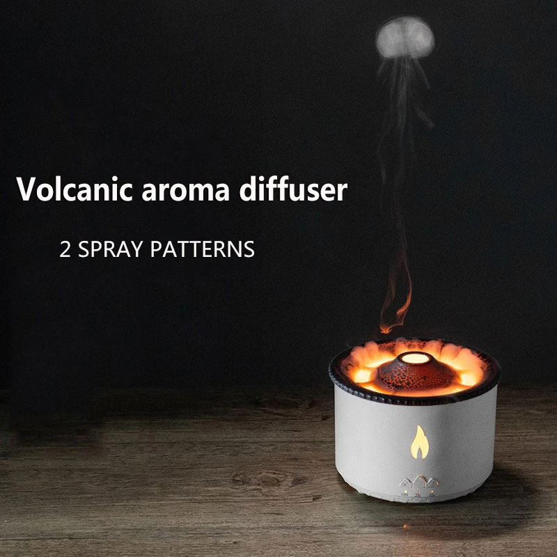 Xiaomi Volcanic Flame Aroma Diffuser Essential Oil Lamp Portable Air