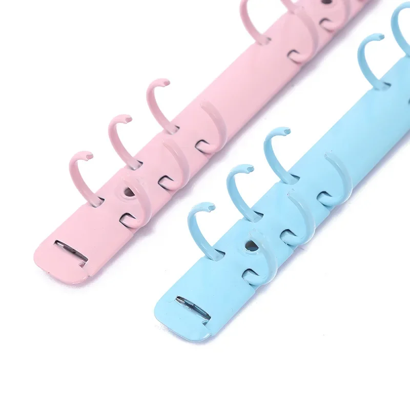 A6 Loose Leaf Binder Notebook 6 Hole Binding Clip Office Stationery Hardware DIY Budget Binder Metal Ring plastic binding rings metal ring binder metal binder ring loose leaf binding coil book binding supplies