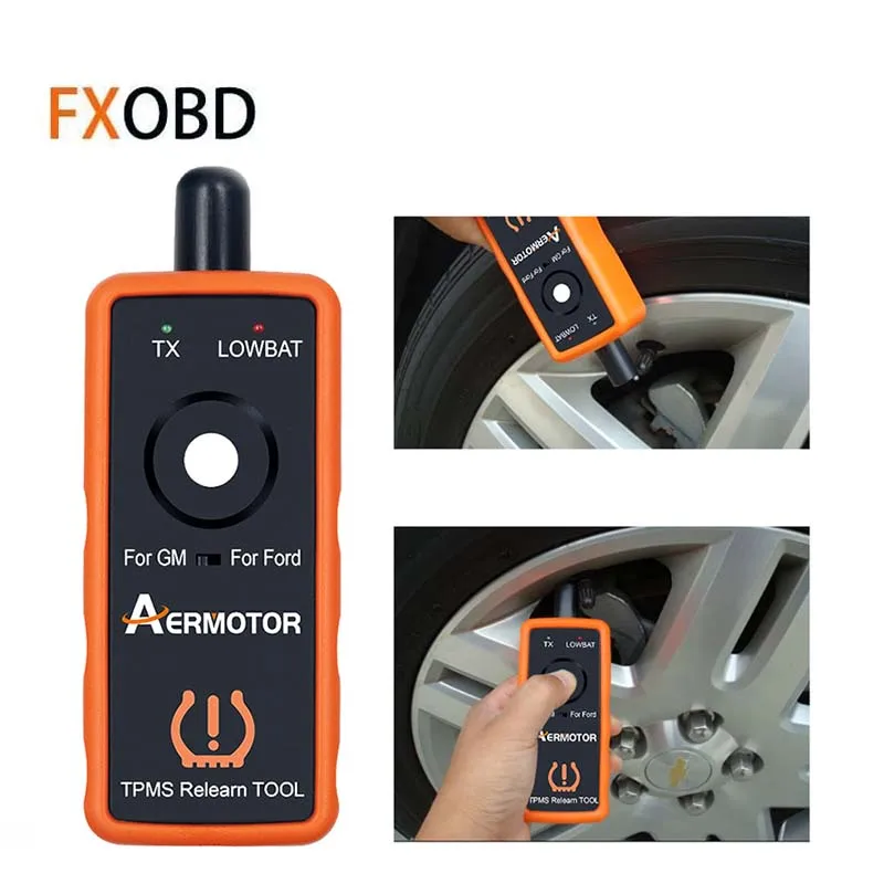 Универсальный TPMS Датчик давления в шинах AERMOTOR 2 в 1, сканер для Ford/Buick/Cadillac/Chevrolet/GMC/Lincoln/Opel