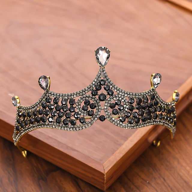 Tiara Corona Rossa Con Strass - Corona Nuziale Barocca Per Spose - Foto 11