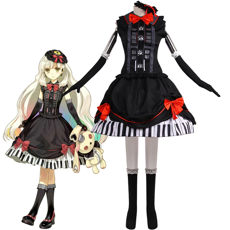 

VOCALOID 3 MAYU Cosplay Costumes JK Uniform Dress Outfits Halloween Carnival Suit For Women Girls