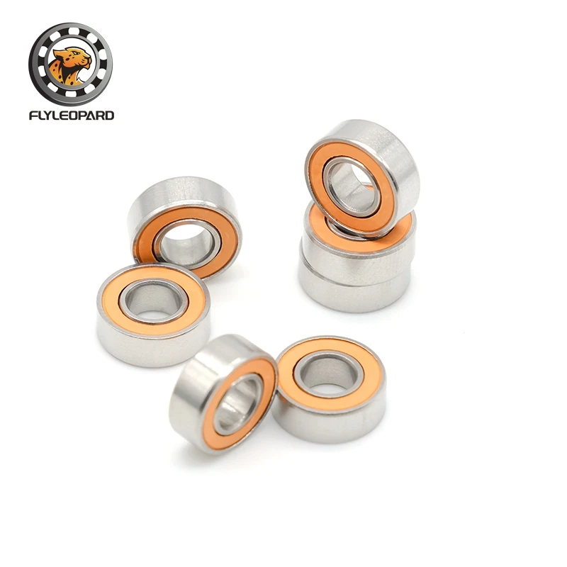 2PCS SMR115 2RS 베어링 5x11x4mm ABEC-7 스테인레스 스틸 하이브리드 세라믹 베어링 드라이 오션 낚시 릴 볼 베어링 SMR115
