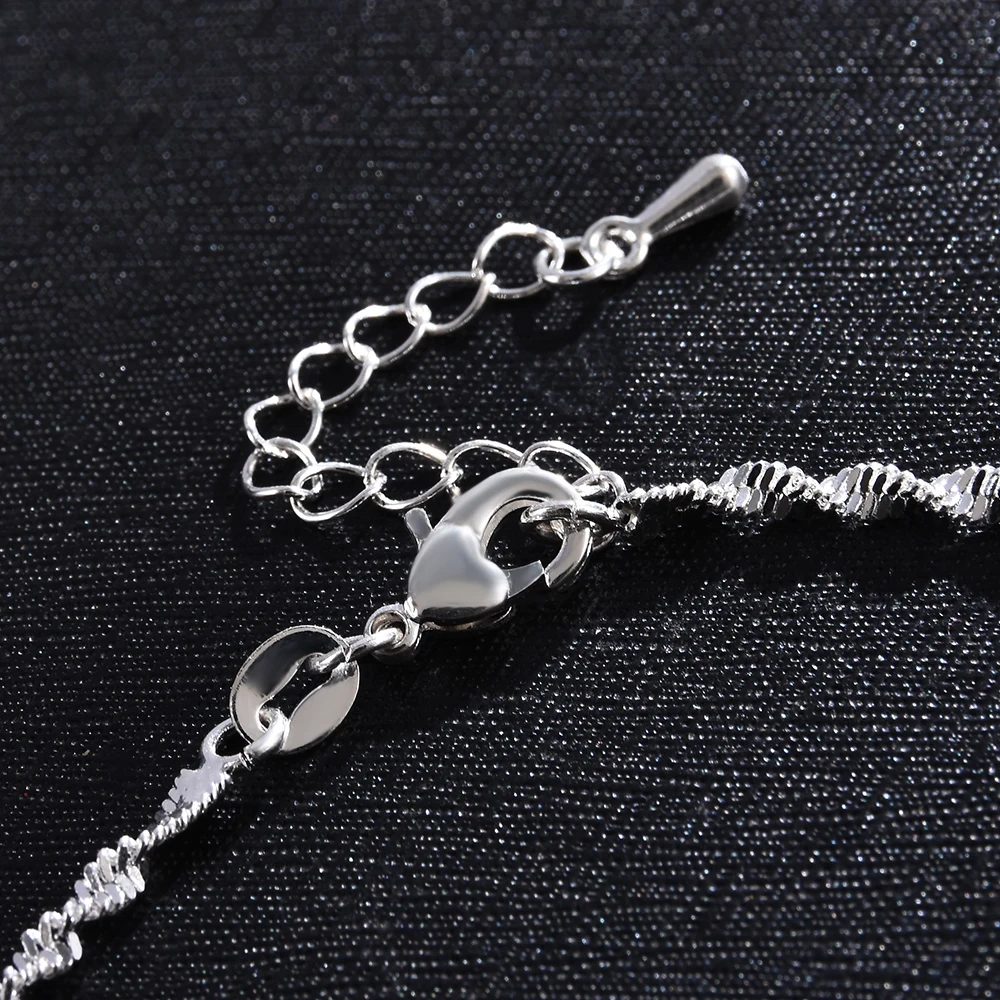 Silver Ankle Bracelet for silver anklet bracelet,ankle chains,fashion accessories Women Simple Fashion Anklet Foot Jewelry Chain Beach Gifts