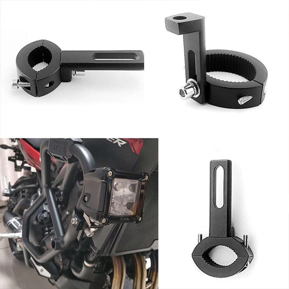 Support Phare Moto Support De Phare Moto Réglable 20–38 Mm – Lot De 2 Supports Support Feux Additionnels Moto