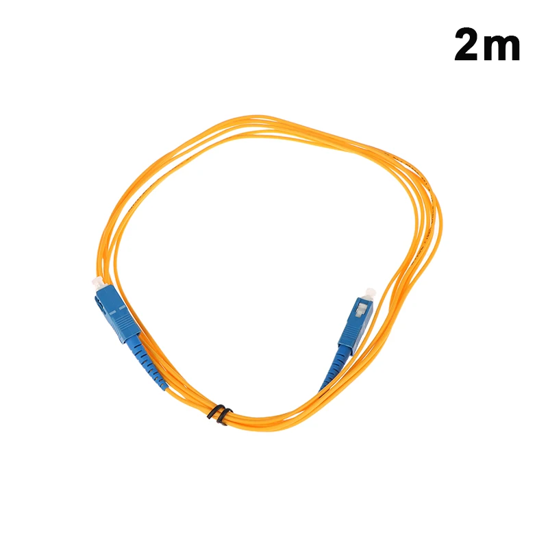 High-Performance Singlemode SC to SC Fiber Optic Patch Cable – Bend Insensitive Simplex 9/125μm, 2.0mm