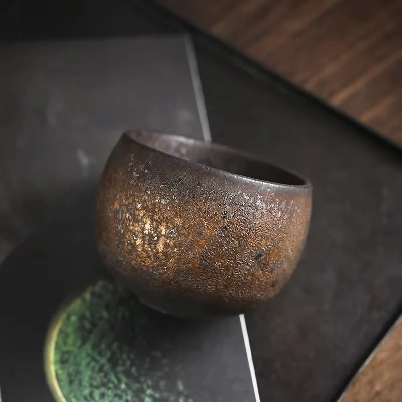 Japanese Style Stoneware Kung Fu Small Tea Ceramic Teacup Mug Bowl Single Cup Tea Appreciation tea cup