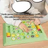 Two-Player Flipping Chess Cartoon Animal Flipping Card With Stickers Classic Fun Chess Board Game early Educational Memory Toys 6
