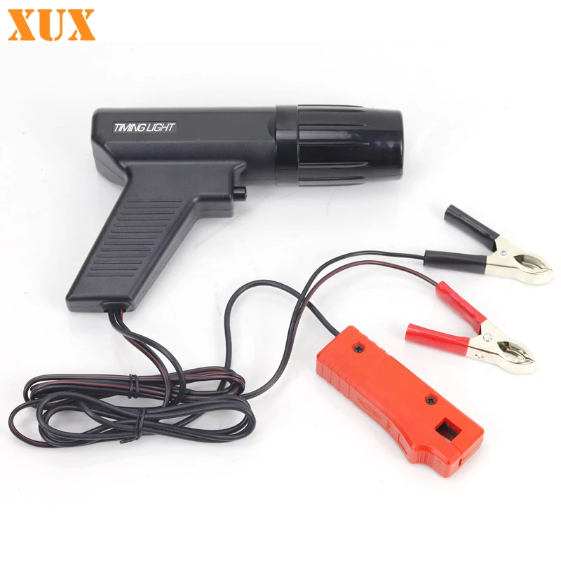 Professional Inductive Ignition Timing Light Gun For Car Motorcycle Marine 12V Strobe Lamp Inductive Engine Diagnostic Tools