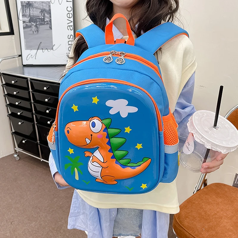 Kindergarten Boys Girls Cute Cartoon Dinosaur Schoolbag Childreen's Kids Backpack Dinosaur Mermaid Boys School Bags  waterproof cartoon 3d dinosaur backpacks cute kindergarten schoolbag kids book bags 2 6 years old boys girls animal bag