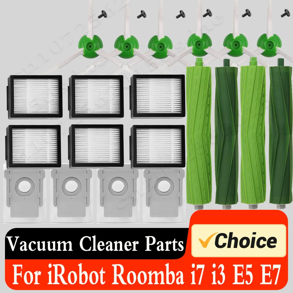 цена Dust Bag Main Side Brush Hepa Filter For Irobot Roomba Accesorios Home Appliance I Series Repuestos Roomba i7 J7 Plus I3 E5 S9