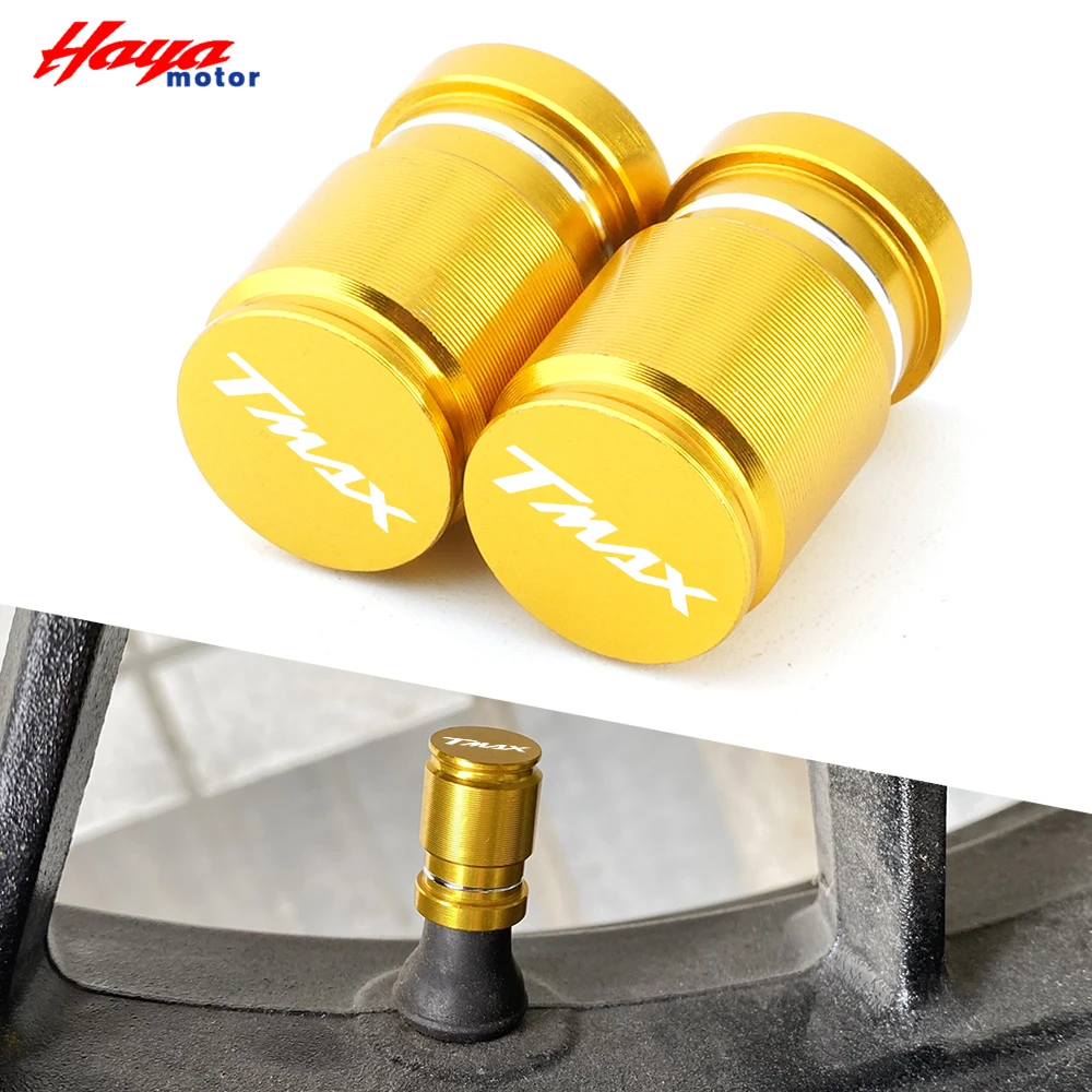 

For Yamaha T MAX T-MAX Tmax 500 530 560 SX/DX Tech Max Motorcycle Accessories CNC Aluminum Wheel Tire Valve Stem Caps Covers