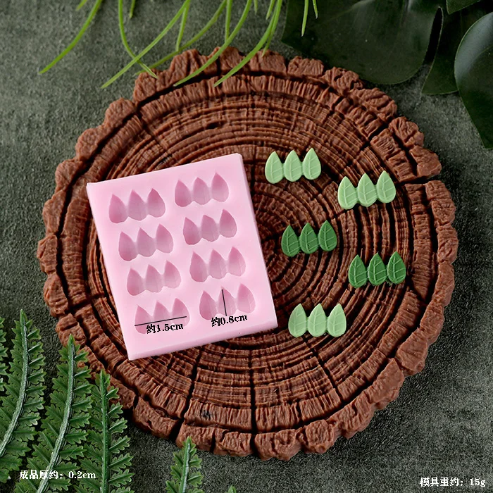 Leaf Stump Silicone Mold – Fondant, Cookie, Cake, Chocolate Mould, DIY Cake Decorating ... - SKU NSBM1157 - UGI Packaging