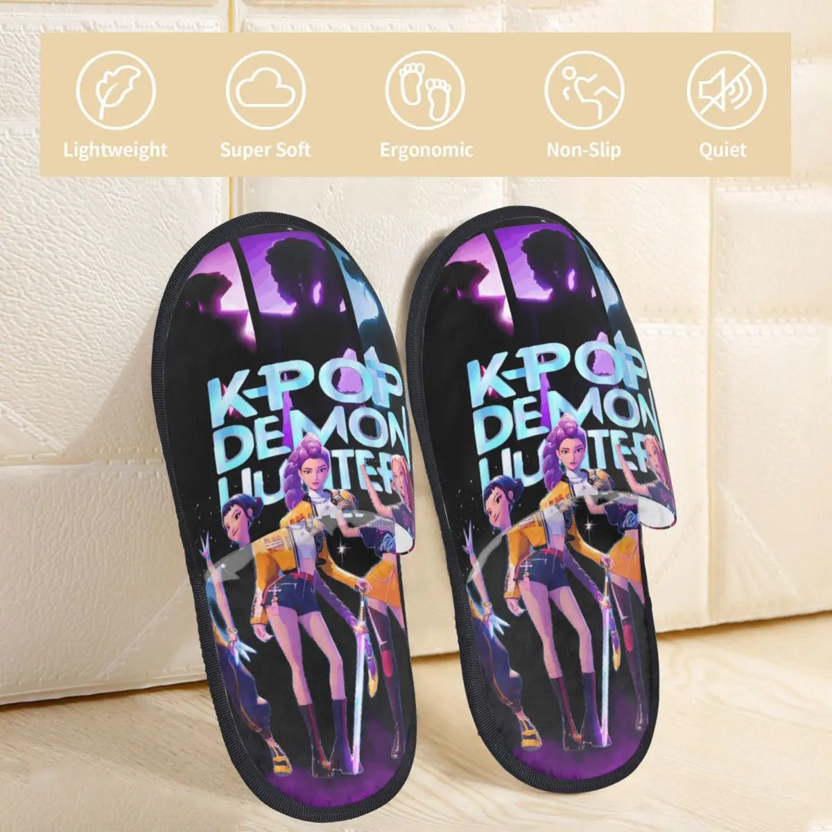 K-Pop Demon Hunters Winter Cotton Slippers 2
