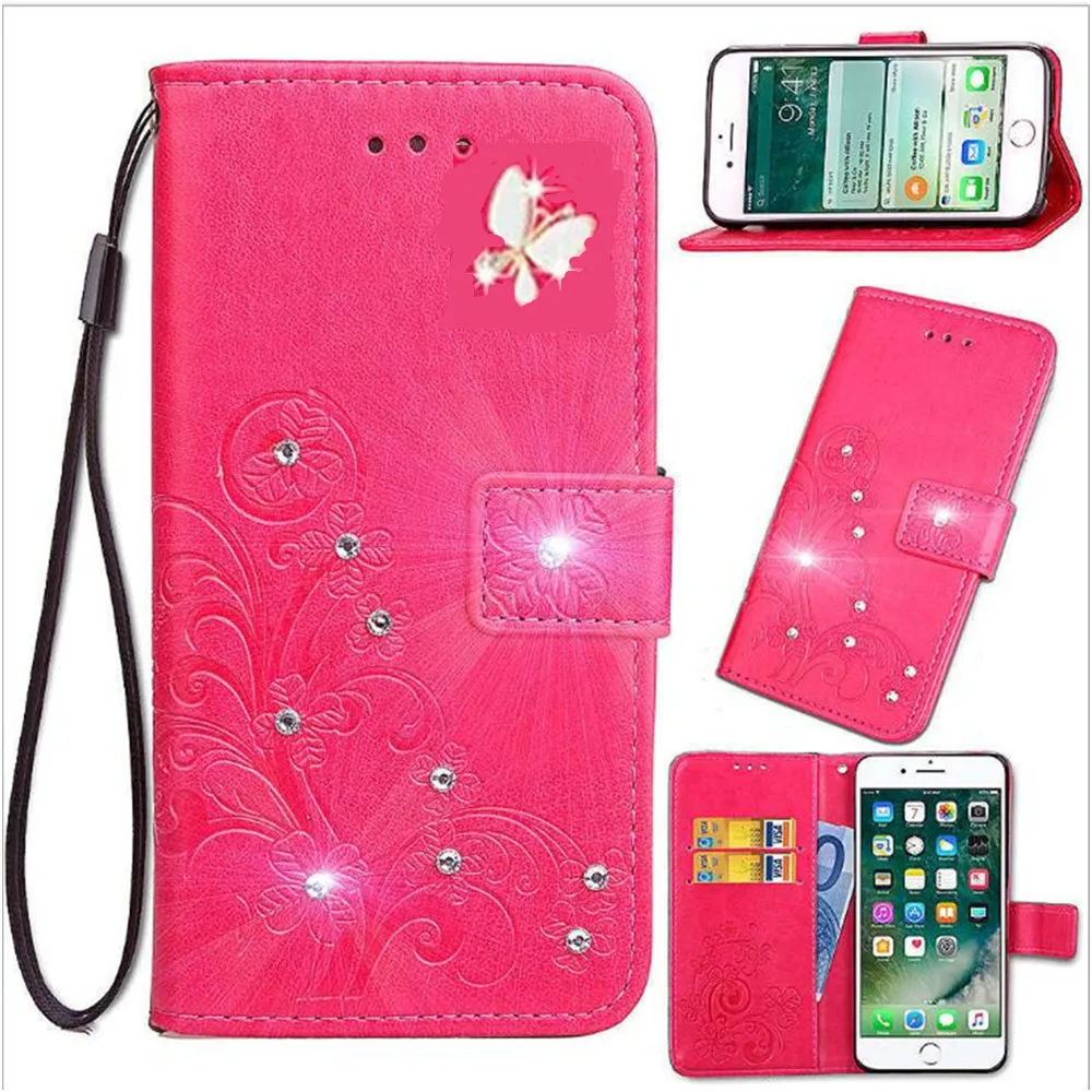 Elegant Leather Flip Wallet Phone Case - Universal Fit