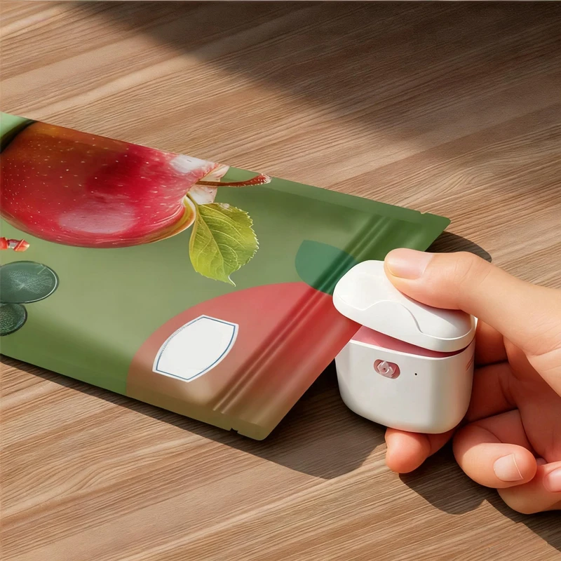 Mini Sealing Machine New Portable Snack Food Bag Sealer Easy Press Hand Safe Freshness Preservation Kitchen Home Use