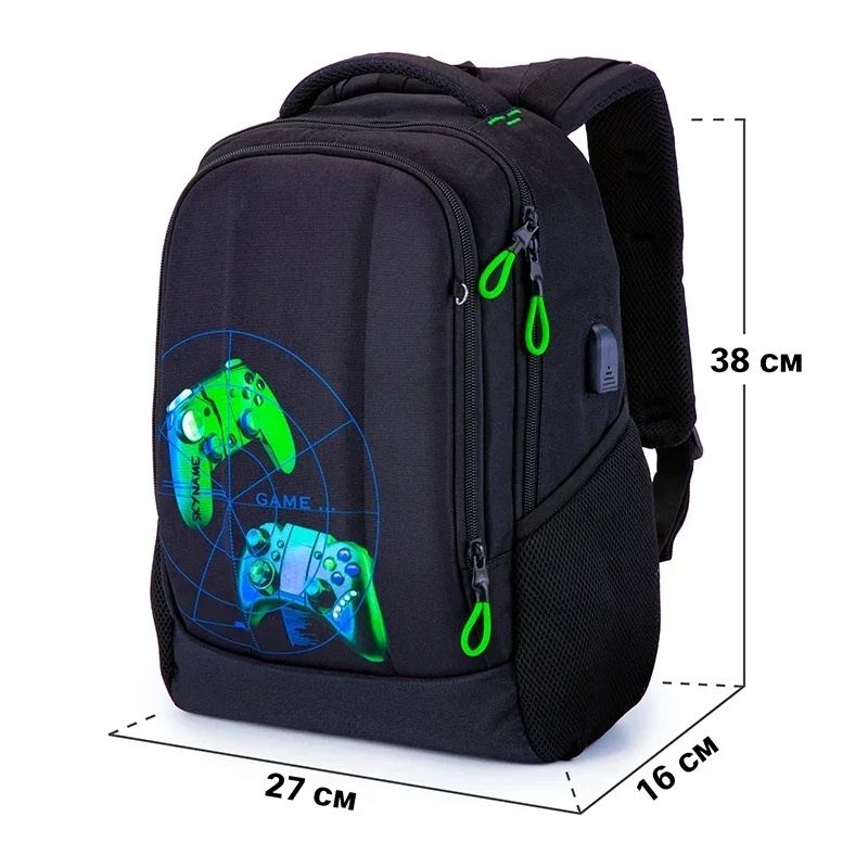 High Quality Skyname School Bag for Boys 3D Orthopedic Waterproof Backpacks Kids USB Charging Multifunctional Bookbag Mochilas 6